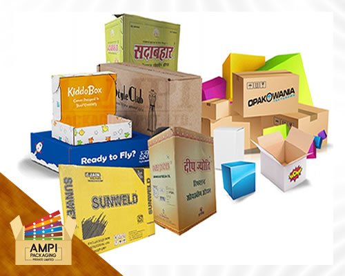 Multicolour Corrugated Carton Boxes